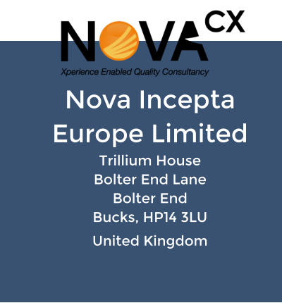 Nova Incepta Europe LimitedTrillium HouseBolter End LaneBolter EndBucks, HP14 3LU United Kingdom